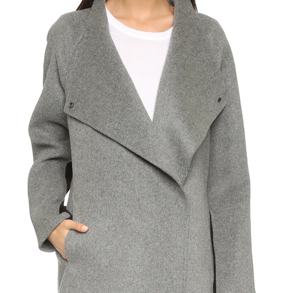 VINCE two toned sweater coat - Picture 3 of 7